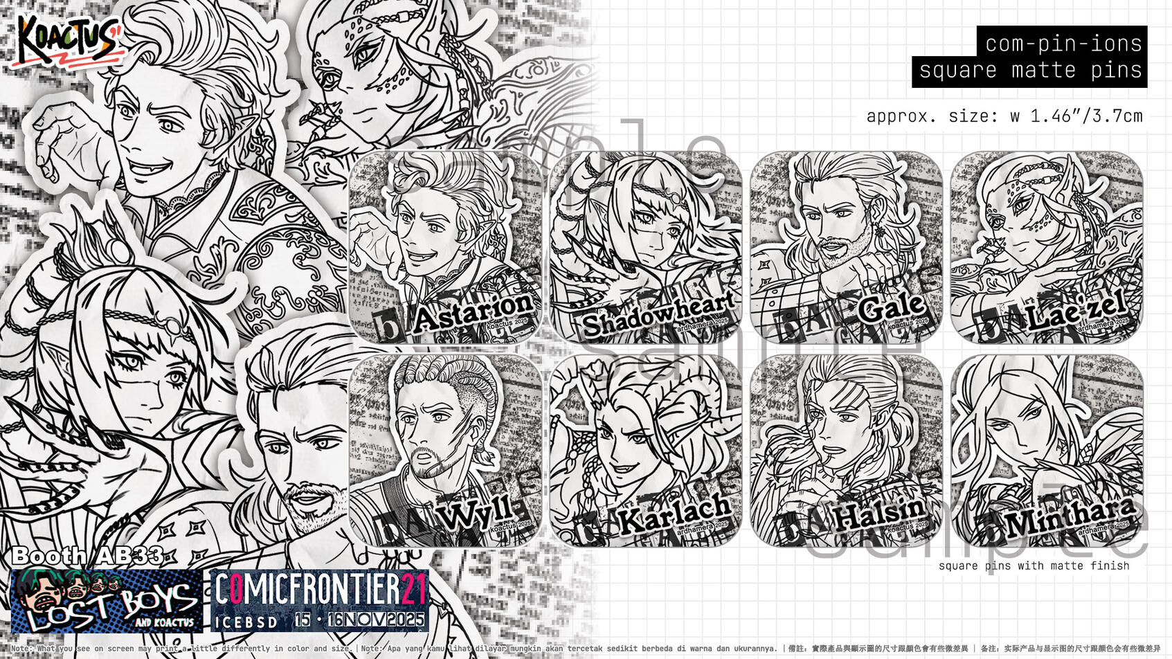 com-pin-ions square pins