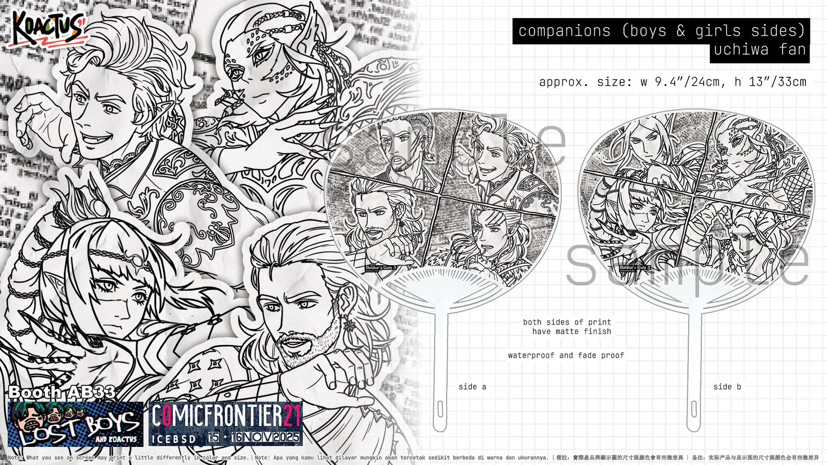 companions uchiwa fan