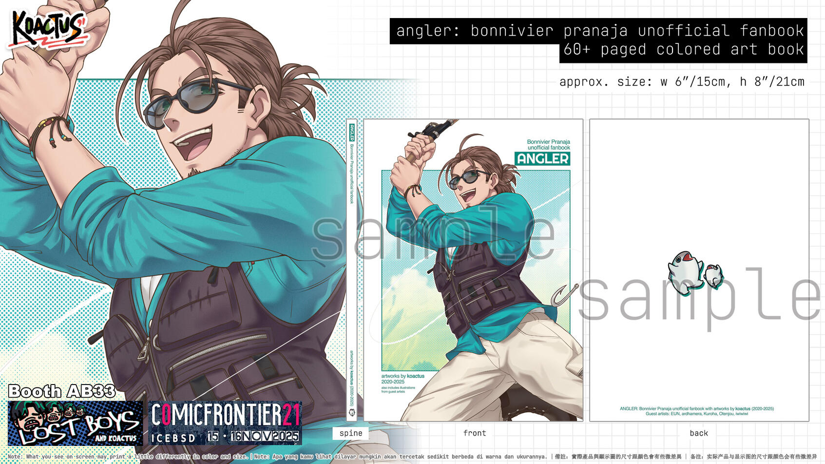 angler: bonnivier pranaja unofficial fanbook limited release